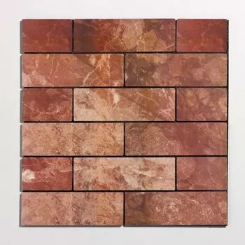 Панель ПВХ самоклеящаяся TAKE IT EASY «Кирпич», мягкая, 300300 мм, цвет коричневый