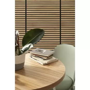 Панель cтеновая реечная акустическая, 6006009 мм, цвет дуб сонома