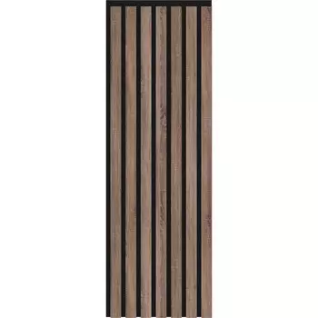 Панель cтеновая реечная акустическая, 27806009 мм, цвет дуб винтаж