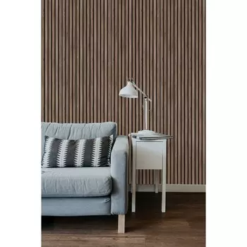 Панель cтеновая реечная акустическая, 6006009 мм, цвет дуб винтаж