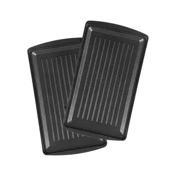 Панели для минипекарни RED Solution RAMB-03, антипригарное покрытие, 13х24 см, гриль