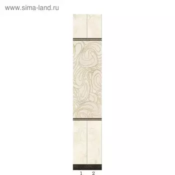 Панели ПВХ PANDA "Арт деко" рис. (беж) 05010 2700х250х8мм