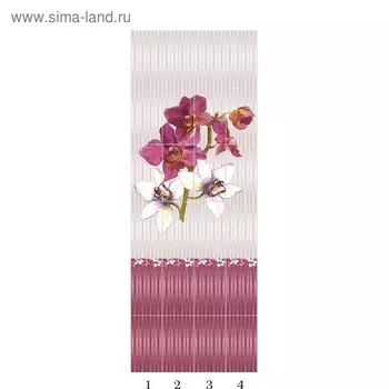 Панели ПВХ PANDA "Дикая орхидея" узор 00310 2700х250х8мм