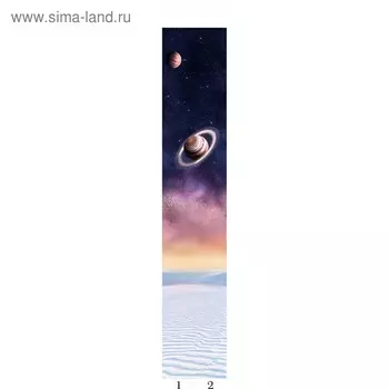Панели ПВХ PANDA "Космос" узор Планеты 04620 2700х250х8мм