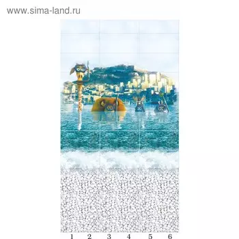 Панели ПВХ PANDA "Море" узор 03560 2700х250х8мм