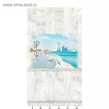 Панели ПВХ PANDA "Оникс" узор 02240 2700х250х8мм