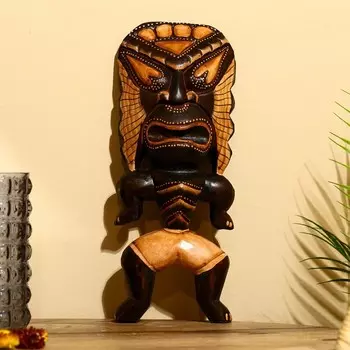 Панно "Абориген" албезия 14х6х40 см