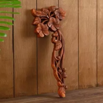 Панно декоративное "Букет Плумерии" 39х15х2 см