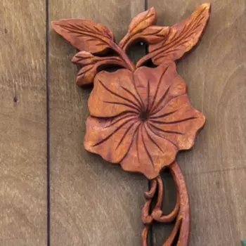 Панно декоративное "Плумерия" 39х15х2 см