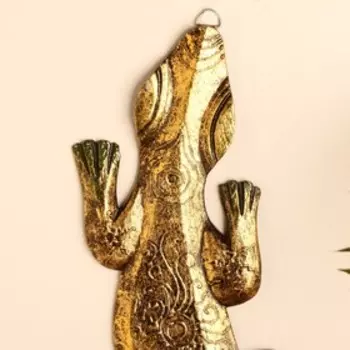 Панно дерево "Геккон" 48х12,5х1,1 см