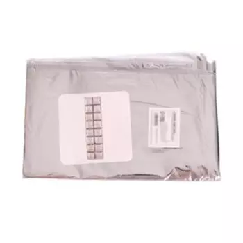 Панно фольгированное 37 х 142 см, 2 ряда, цвет серебристый