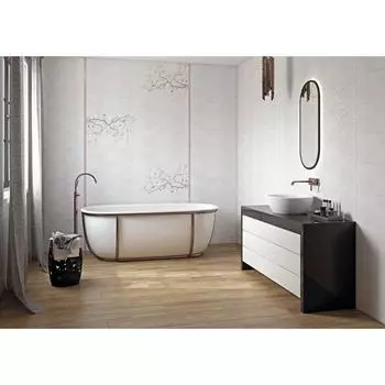 Панно "Haiku", светло-серый, 50x75 см