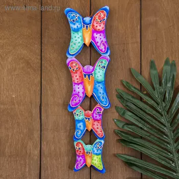 Панно настенное "Бабочки" 10х1х33 см