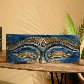 Панно настенное "Глаза" албезия, микс, 50х2х20 см