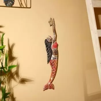 Панно настенное "Русалка" албезия 12х3х60 см