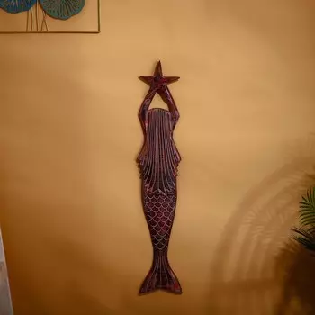 Панно настенное "Русалка" албезия 85 см