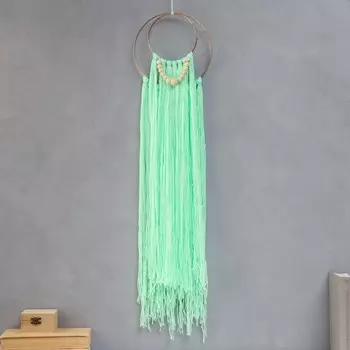 Панно настенное текстиль "Бохо" салатовый