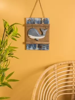 Панно плетёное «Кит», 24455 см