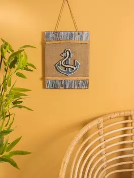 Панно плетёное «Якорь», 25455 см