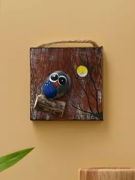 Панно «Воробушек», 10102.5 см, дерево