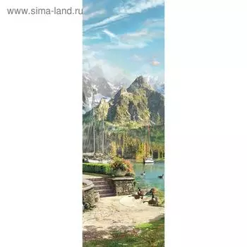 Панно "Загадочный берег" К-021 (1 полотно), 100x300 см