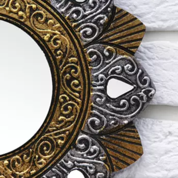 Панно зеркальное "Цветок" 30х1х30 см