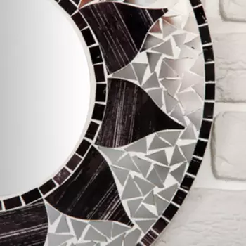 Панно зеркальное «Цветок», 40140 см