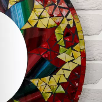 Панно зеркальное "Круг" 60х1х60 см