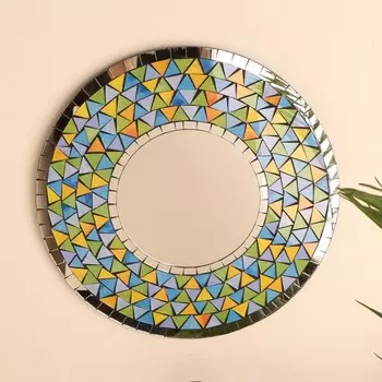 Панно зеркальное "Радуга" 40х1х40 см