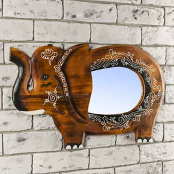 Панно зеркальное "Слон" 1,5х33х60 см