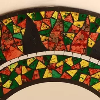 Панно зеркальное «Три круга», 60160 см