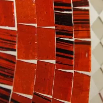 Панно зеркальное "Улыбка" 60х1х60 см