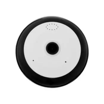 Панорамная видеокамера WiFi LuazON, CAM-07, управление со смартфона, 1.3 Мп, microSD, белая