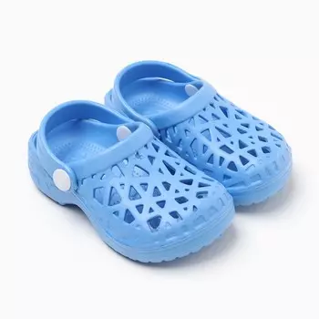 Пантолеты пляжные детские, размер 29, цвет голубой