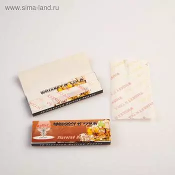 Курительная папиросная бумага для самокруток, аромат «Виски и Кола», 7.64.5 см, 50 л