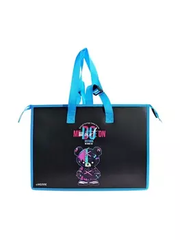 Папка А3 , 467х338х100 мм, deVENTE "No Disturb Mode", с ручками, пластиковая, молния сверху, внутренний карман