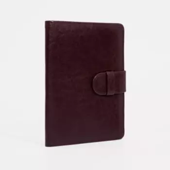 Папка деловая на хлястике, цвет чёрный