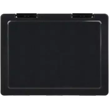 Папка для документов А4, 230 х 305 х 40 мм, черный металлик