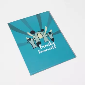 Папка для документов, 1 комплект, цвет бирюзовый