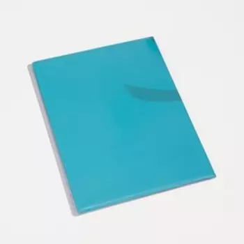 Папка для документов, 3 комплекта, цвет бирюзовый