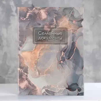 Папка для семейных документов «Звёздное небо», 4 комплекта документов, 19 карманов