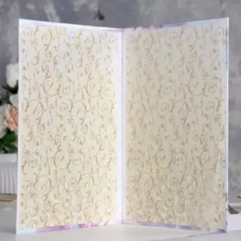 Папка для свидетельства о браке "Орхидея" ламинирование, А4