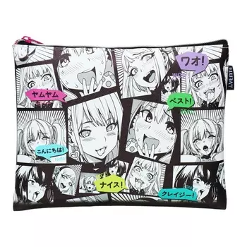 Папка для тетрадей А5, 200х245 мм, молния сверху, кож.зам, de VENTE Anime Comix, унисекс