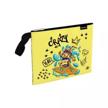 Папка для тетрадей А5, 220 х 260 мм, молния сверху, текстильная, Erich Krause unny Guys 57609