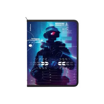 Папка для тетрадей на молнии А4+, 550 мкм, ErichKrause "Cyber Game", до 300 листов