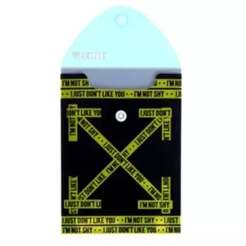 Папка-конверт на кнопке А6 deVENTE вертикальная, 114 х 158 мм, 150 мкм, "I just don't like you"