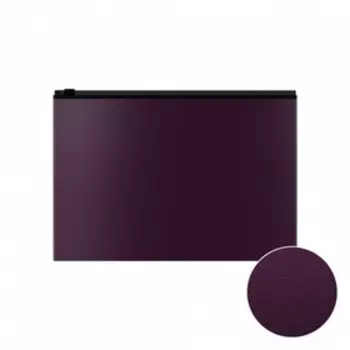 Набор папок-конвертов на ZIP-молнии А4, 180 мкм, ErichKrause, Matt Blackberry Marsala, 3 штуки, ароматизированные, с тиснением, непрозрачная, микс