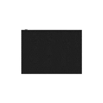 Папка-конверт на ZIP-молнии В5 (288 х 198 мм), 180 мкм, ErichKrause Diamond Total Black, непрозрачный, тиснение, черный