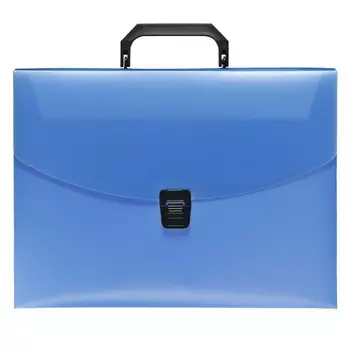 Папка портфель А4, 700 мкм, 1 отделение, Calligrata TOP Breeze, небесный