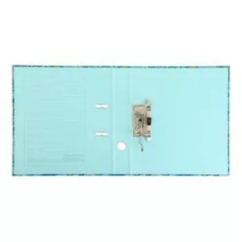 Папка–регистратор А4, 50 мм, ErichKrause Enigma, собранная, ламинированная с УФ-лаком, голубая, вместимость 350 листов